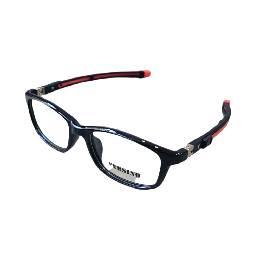 New Kids Flexible Eyeglasses with magnetic Strap 180* black